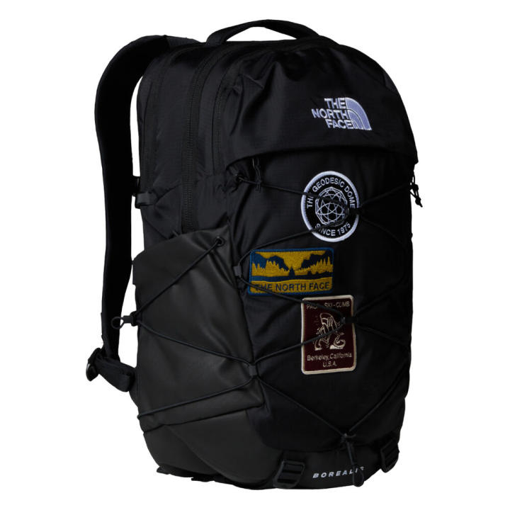 Mochila Negra The North Face Borealis Patch Material Hidrófugo Compartimento para portátil