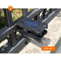 Lámpara Solar LED Para Jardín Exterior Recargable Con Sensor De Movimiento Y Clavija Impermeable Para Decoración De Paisaje Y Muralla Camping - details 5