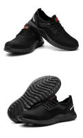 Zapatos De Seguridad Para Hombre Antideslizantes Indestructibles Protección Del Pie Antipinchazos Antideslizantes Suela De Goma Mesh Superior Zapatos De Trabajo - details 17