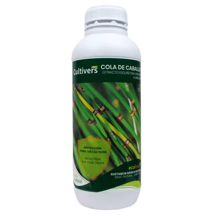 CULTIVERS Cola de Caballo 1 L. Bioestimulante Natural con Acción Fungicida y Refuerzo de Defensa de Plantas - 1