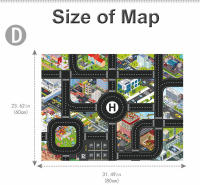 Mapa De Carretera Grande Para Juegos DIY Con Señales De Tráfico Y Estacionamiento Juego De Matriz De Juego Para Niños Regalos De Juguetes Para Bebés Alfombra De Escalada - details 6