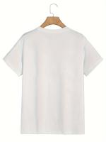 Camiseta De Verano Para Hombre 100% Algodón Estampado De Ángeles Y Cruz Casual Deportiva Cuello Redondo Manga Corta Transpirable Ligera Secado Rápido Protección Solar Elástica Sostenible Sin Capucha - details 6