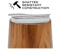 Set de Mate Argentino para Yerba Mate Balibetov - Kit Mate de Vaso para Mate Pared Doble de Acero Inoxidable 18/8 - Incluye Dos Bombilla Mate y un Cepillo para Limpiar la Bombilla (235 ml, Madera) - details 4