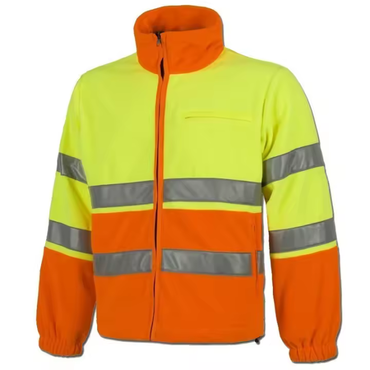Chaqueta Alta Visibilidad Forro Polar Bicolor con Certificado EN ISO 20471 - 1