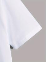 Camiseta De Verano Para Hombre 100% Algodón Cómodo Y Suelto Con Impresión De Sistemas Solares Y Planetas Cuello Redondo Manga Corta Top Transpirable - details 9