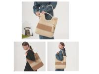 Bolsas de Playa de paja para Mujer, Bolsa de Playa Tejida, casual, Bohemian, Grande, Bolso de Hombre para Vacaciones - details 1