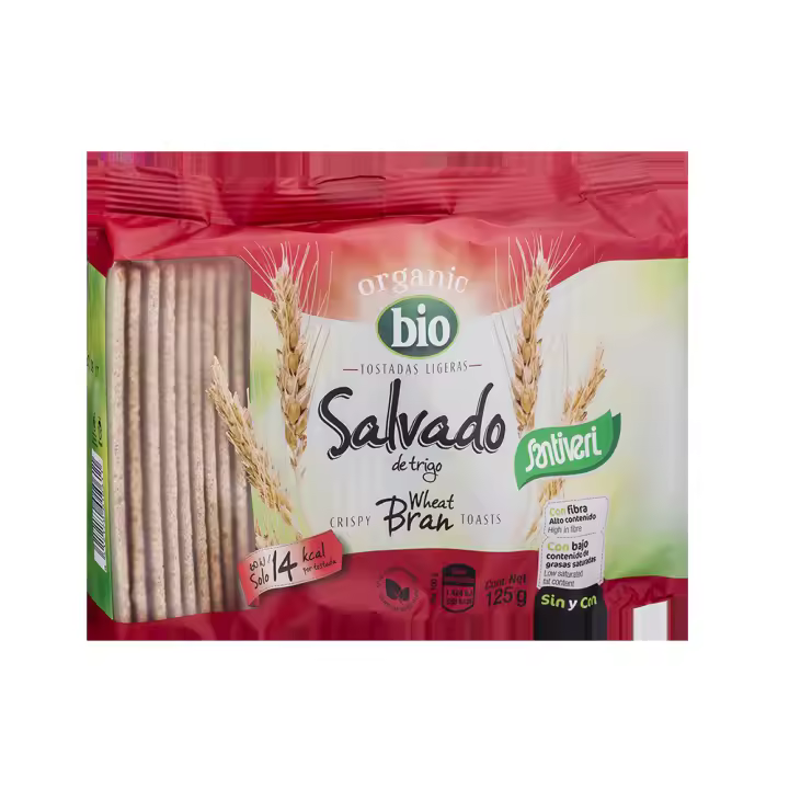 Santiveri   Tostada Ligera Salvado Bio 125G - 1