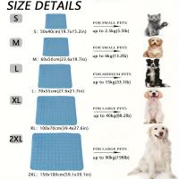 Alfombra De Enfriamiento Para Mascotas - Matriz De Enfriamiento Auto Para Perros Y Gatos Alivio Del Calor Veraniego Cómoda Y Duradera - details 2