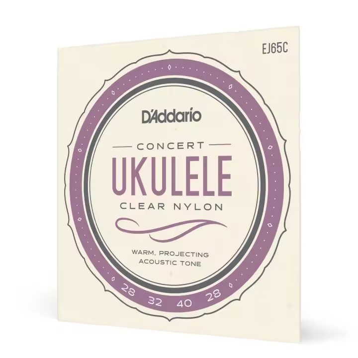 D'Addario EJ65C Pro-Arté Custom Extruded NylonUkulele Strings, Concert. Code. EJ65C - 1