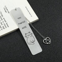 Marcador De Libro De Acero Inoxidable Creativo En Forma De Gato Y Perro Para Amantes De Los Animales Marcador De Libro Para Lectores - details 3