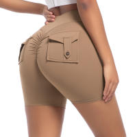 SSITO Pantalones cortos de Yoga para Mujer, Mallas de Gimnasio with Bolso fruncido en el asiento, medias rezadoras de beltera High, Pantones cortos SexIs with fruncido en el asiento para Cycling - details 17