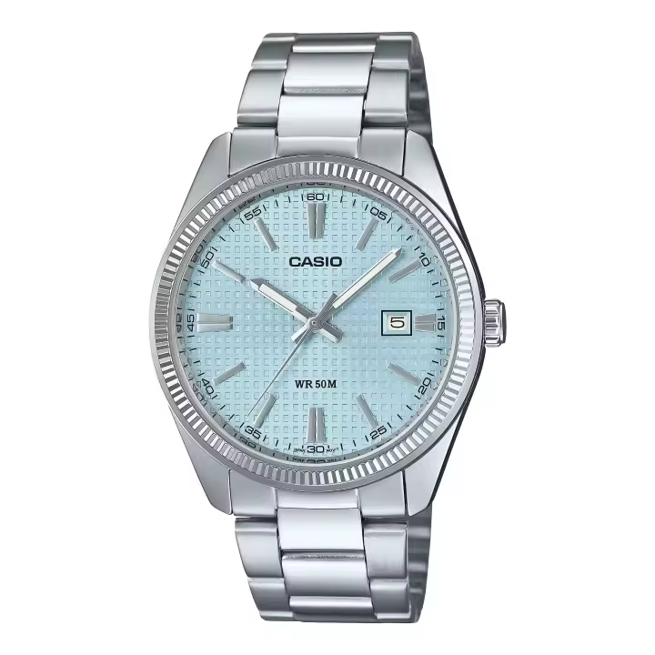 Reloj Unisex Esfera Azul Claro Casio MTP-1302PE-2AVEF - 1