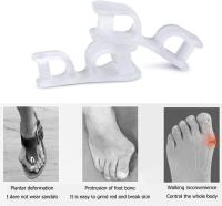 Separador de dedos clásico, práctico, duradero, multifuncional, férula para juanete, hallux valgus, protector superpuesto - details 3