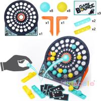Juego De Mesa Interactivo 3D Bola Saltar Puzzle Juguete Para Niños Juego De Estrategia Familiar Para Fiestas Y Juegos De Parentezco - details 1