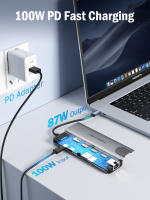 Lemorele Adaptador Multiport USB C 9 en 1 con Ethernet Gigabit, 100W PD, HDMI 4K, 3 USB 2.0, Puerto de Datos USB C de 5Gbps, Lector de Tarjetas SD/TF, Estación de Acoplamiento para Portátiles MacBook, Lenovo, HP y Dell. - details 2