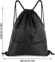 Mochila con Cordón, impermeable, con Bolso con Cremallera, para Gimnasio, para Nación, para helbres y Mujeres - details 0