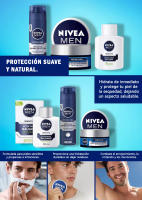NIVEA MEN PACK Ahorro: Protege & Cuida Espuma de Afeitar Protectora 200ml +Protege & Cuida Crema Hidratante Intensiva +Protege & Cuida Bálsamo After Shave Hidratante + NIVEA MEN CREME - details 0