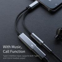Adaptador INF USB-C para auriculares de 3,5 mm y cargador USB-C Negro - details 0