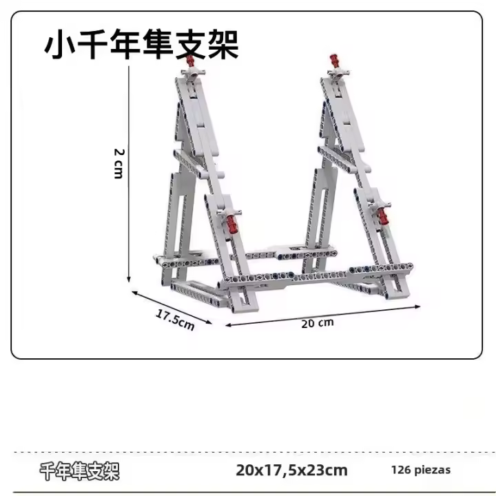 Bloques De Construcción MOC-37615 Falcon Accesorios Para 75257 & 75105 Con Clips Flexibles Y Aterrizadores Juguetes Para Niños De Navidad - 1