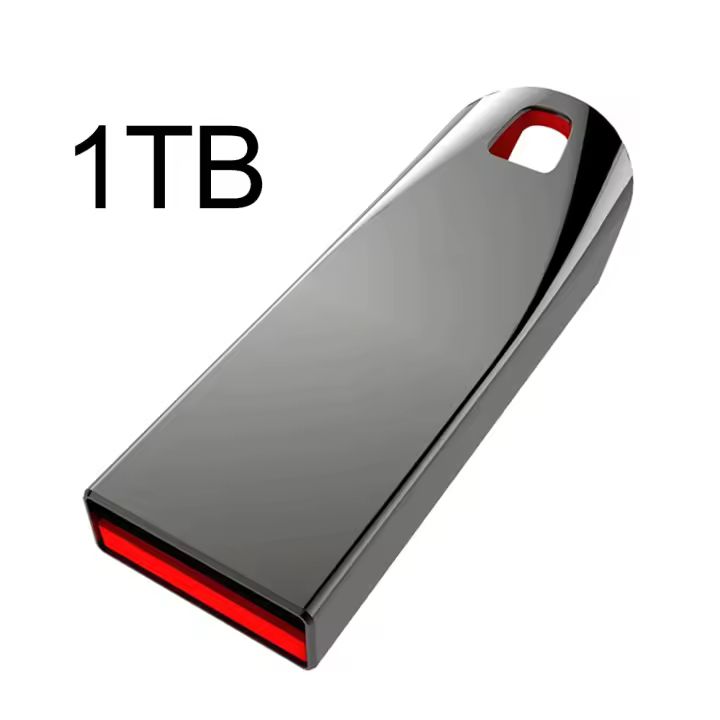 Pendrive portátil de Alta velocidad, Unidad Flash USB 3,0 de 2TB, 1TB, 512GB, Negro color - 1