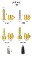 Punta De Aceite Para Bicicleta De Montaña Compatible Con SHIMANO DEORE BH90 BH59 SRAM MAGURA Conector De Tubo De Freno - details 7