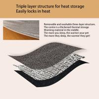 Alfombra Caliente Para Mascotas En Invierno Cama Para Perros Pequeños Y Grandes Desmontable Alfombra Para Gatos Y Peces Accesorios Para Mascotas Material De Tela De Coral - details 2