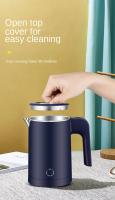 Mini Hervidor De Agua 0.6L Acero Inoxidable 304 Con Apagado Automático 600W Portátil Para Estudiantes En Dormitorio - details 7