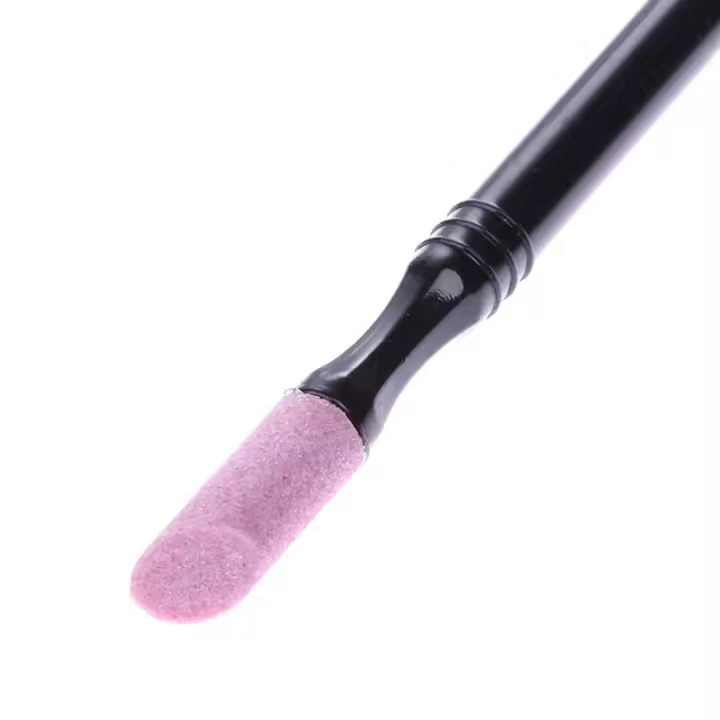 Nuevo Doble Cabeza De Rodillo De Cuarzo Para Arte De Uñas Exfoliante Y Frotar Suministros De Uñas Longitud 11.5cm - 1