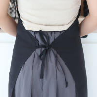 Bib Apron Ajustable De Moda Para Cocina Con Bolsillos Impermeable Y Antiaceite Para Chef De Restaurante Trabajo En La Cocina Uniforme De Barbero Para Hombres Y Mujeres - details 8