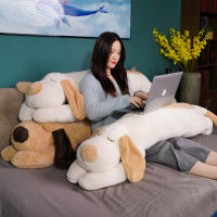 Muñeco De Peluche Grande De 100CM Perro Dormido Juguetes De Animal Suaves Regalo De Cumpleaños Para Niñas Niños Y Adultos Tamaño Generoso Material Suave - details 8