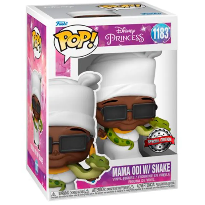 Figura Pop Disney Tiana Y El Sapo Mama Odi Snake Exclusive-Figura de Vinilo Coleccionable - Idea de Regalo- Mercancia Oficial - Juguetes para Niños y Adultos - Movies Fans - Muñeco para Coleccionistas y Exposición - 1