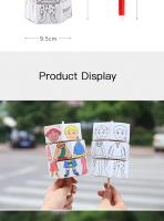 Juguetes De Arte DIY Para Niños Libro De Dibujo Y Pintura Interactivo Rotativo Graffiti Puzzle Educativo Papel De Relleno Colorido Para Niños Entre 3 Y 12 Años - details 3