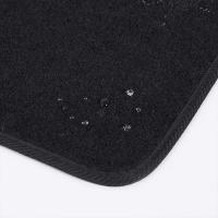 Black car floor mats for most vehicles, elegant style - details 4