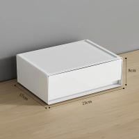 Caja De Almacenamiento Plegable Con Cajones Multifuncional Estilo Moderno Para Dormitorio Y Escritorio Organizador De Cosméticos Plástico Para El Hogar - details 2