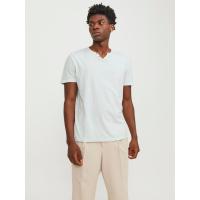 Camiseta con botones hombre Jack & Jones 12164972 manga corta color agua - details 0
