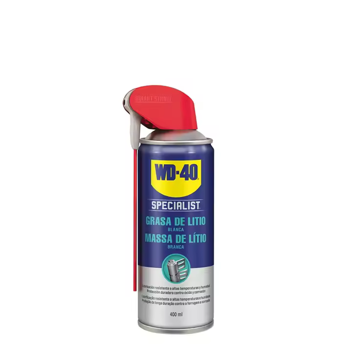 WD 40 WD-40 Specialist Grasa Blanca de Litio Spray 400ml - Larga Duración - 1