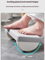 Soporte Para Pies Con Superficie De Masaje Ergonómica Para Oficina Y Hogar Soporte Para Pies Para Escritorio Instalación De Montaje - details 3