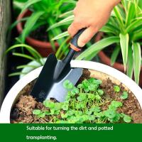 Juego de harrajesde Jardín, Juego de 4 piezas de harrajesde Jardín resistentes que incluye cultivador y cultivador 2 en 1, Rillo de Mano para Exterior, Pala de Jardín, harrajesde Jardín Para desmalezar or Cavar - details 1