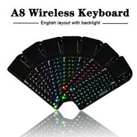 Teclado Inalámbrico 2.4G RF Con Touchpad Ratón 3 En 1 Portátil Para PC Notebook Smart TV Box Klawiatura Handheld with Touchpad Mouse for PC Notebook Smart TV Box - details 0