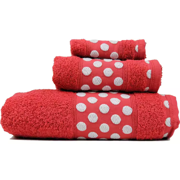 Netdam Juego de Toallas de Baño de Lujo 100% Algodón Colores Variados - Set de Ropa de Baño 3 Piezas- Fabricado en Portugal - 1