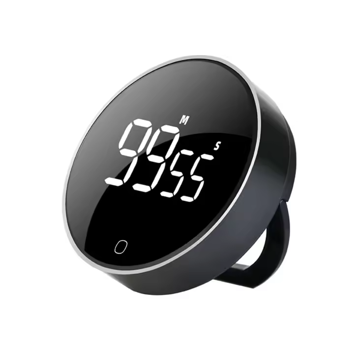 Temporizador De Cocina Digital LED Recargable Por USB Con Recordatorio De Horneado Y Volumen Ajustable Trípode Magnético Para La Cocina - 1