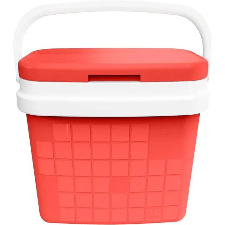 Nevera Portátil Roja con Asa Rígida - COM-FORT HOUSE - 25 litros - 1