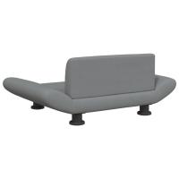 vidaXL Cama para perros de tela gris claro 70x45x28 cm - details 4