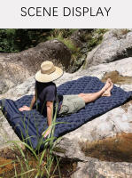 Colchón Inflable Doble Para Acampar Externo Muy Ancho Almohadilla De Descanso Ultraligera Plegable Para Viaje En Coche - details 8