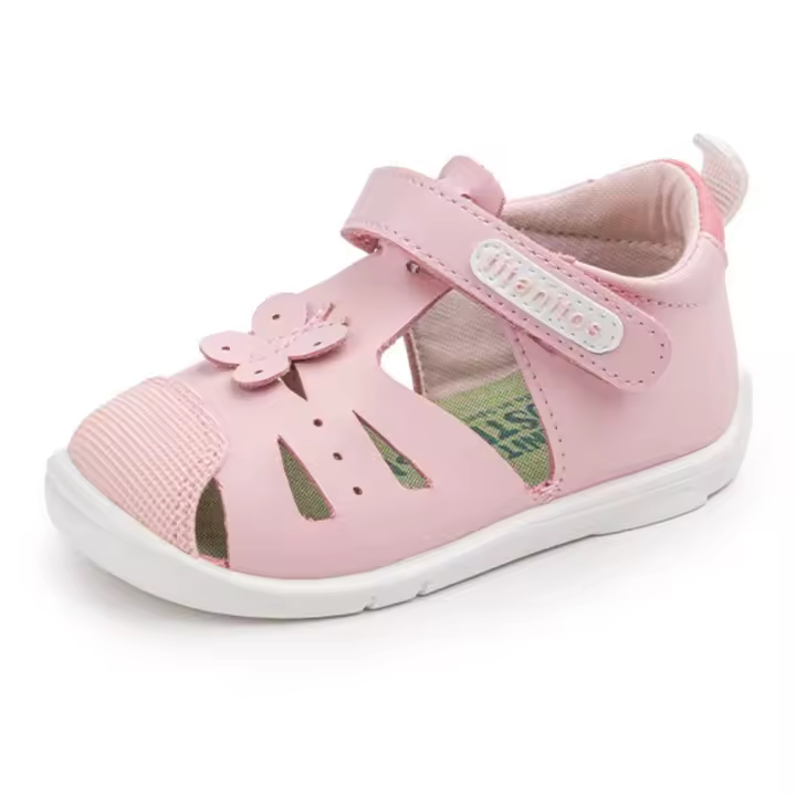 Sandalias marca Titanitos modelo B500 Deka para niña en color rosa - 1