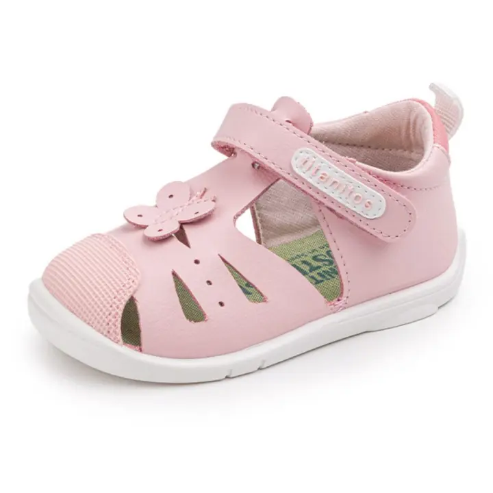 Sandalias marca Titanitos modelo B500 Deka para niña en color rosa - 1