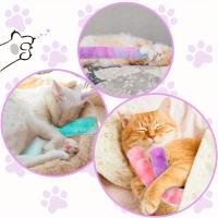 Juguete Interactivo Para Gatos Peluche Resistente Mordedor Con Nepeta Juguetes Para Gatos Jóvenes Tamaño Único - details 3