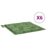 vidaXL Cojines para silla de jardín 6 uds tela 50x50x3 cm Color Antracita,  Crema,  Beige y mas Cojín Decorativo de Asiento Cojines de muebles de salon - details 8