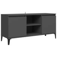 vidaXL Mueble de TV con patas de metal 103,5x35x50 cm, Mueble de Salon, Mueble TV, Mueble TV salon, Mesa de TV, Mueble tele - details 0