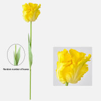 Flor Artificial De Pavo Real Y Ramo De Tulipán 3D Para Decoración De Bodas Y Fiestas En Vaso De Mesa Jardín Interior Y Exterior Toque Realista - details 8